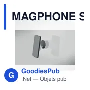 Support magnétique personnalisable pour téléphone avec logo - MAGPHONE - Miniature 7