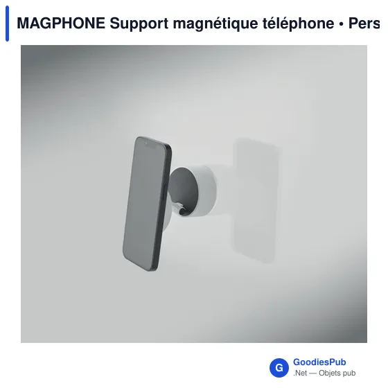Support magnétique personnalisable pour téléphone avec logo - MAGPHONE - Image 7