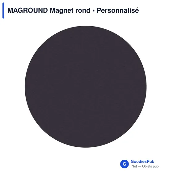 Magnet rond personnalisable avec logo - MAGROUND - Image 2