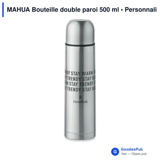 MAHUA Bouteille double paroi 500 ml - Image 4
