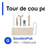 Tour de cou personnalisable avec logo pour entreprises - Miniature 1