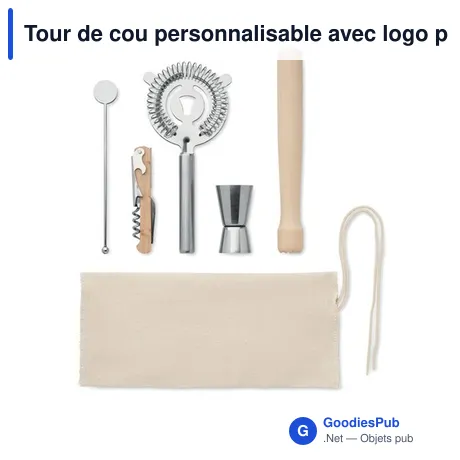 Tour de cou personnalisable avec logo pour entreprises