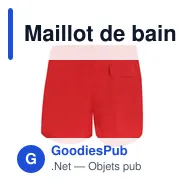 Maillot de bain personnalisable avec logo - Maillot de Bain Merlin - Miniature 12