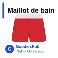 Maillot de bain personnalisable avec logo - Maillot de Bain Merlin - Miniature 9