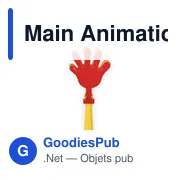 Main Animation personnalisable pour événements - Logo possible - Miniature 4