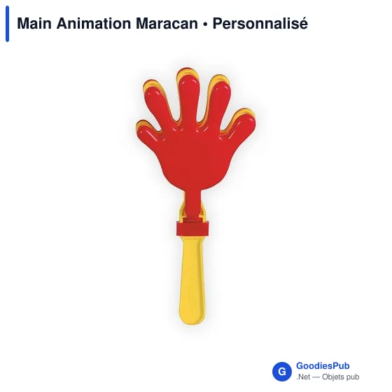 Main Animation personnalisable pour événements - Logo possible - Image 4