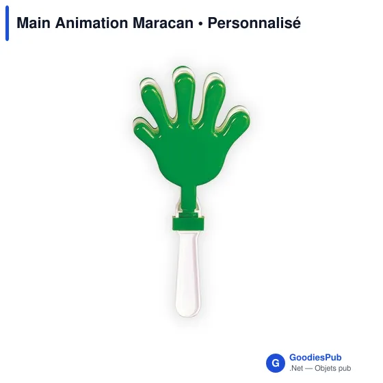 Main Animation personnalisable pour événements - Logo possible - Image 7