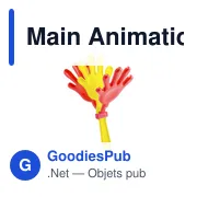 Main Animation personnalisable pour événements - Logo possible - Miniature 8