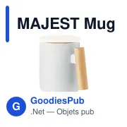 MAJEST Mug en porcelaine 380 ml - Miniature 1
