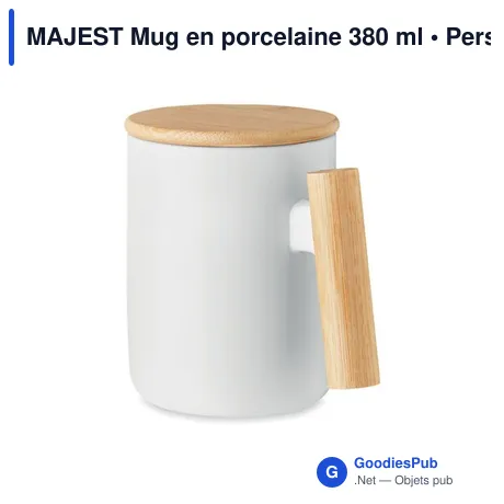 MAJEST Mug en porcelaine 380 ml