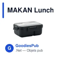 MAKAN Lunch box et couverts en PP - Miniature 4