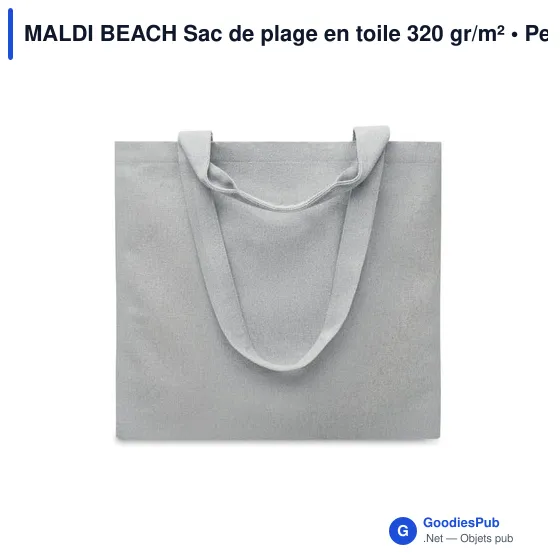 MALDI BEACH Sac de plage en toile 320 gr/m² - Image 12