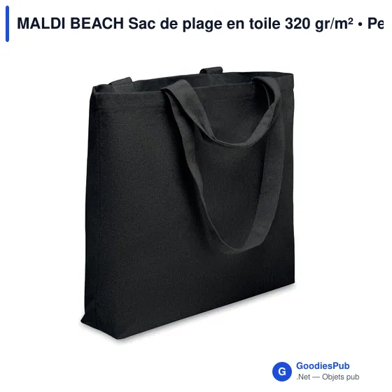 MALDI BEACH Sac de plage en toile 320 gr/m² - Image 6