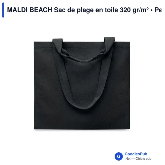 MALDI BEACH Sac de plage en toile 320 gr/m² - Image 8
