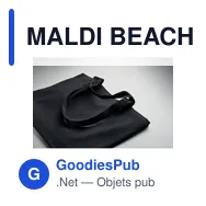 MALDI BEACH Sac de plage en toile 320 gr/m² - Miniature 9