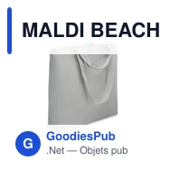 MALDI BEACH Sac de plage en toile 320 gr/m² - Miniature 10