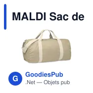 MALDI Sac de sport recyclé 320 gr/m² - Miniature 12
