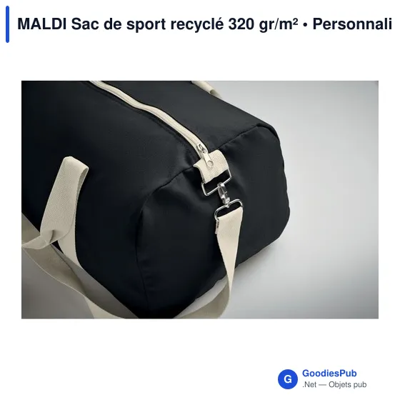 MALDI Sac de sport recyclé 320 gr/m² - Image 4