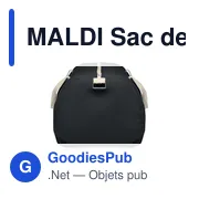 MALDI Sac de sport recyclé 320 gr/m² - Miniature 5