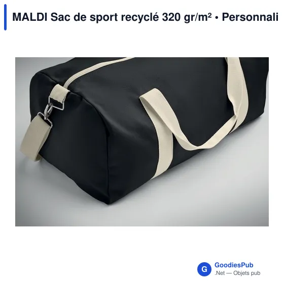 MALDI Sac de sport recyclé 320 gr/m² - Image 6