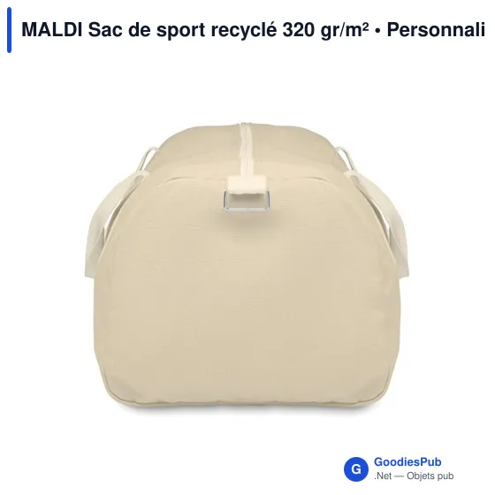 MALDI Sac de sport recyclé 320 gr/m² - Image 8
