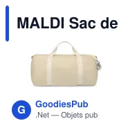 MALDI Sac de sport recyclé 320 gr/m² - Miniature 9