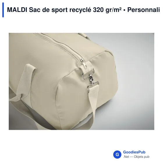 MALDI Sac de sport recyclé 320 gr/m² - Image 10