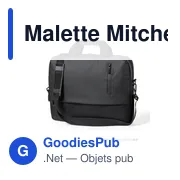 Malette Mitchel personnalisable avec logo pour entreprises - Miniature 1