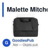 Malette Mitchel personnalisable avec logo pour entreprises - Miniature 2