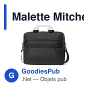 Malette Mitchel personnalisable avec logo pour entreprises - Miniature 4