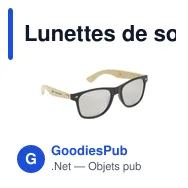 Lunettes de soleil personnalisables Malibu Eco-Mix avec logo - Miniature 4