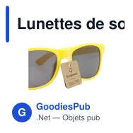 Lunettes de soleil personnalisables Malibu avec logo - Miniature 1