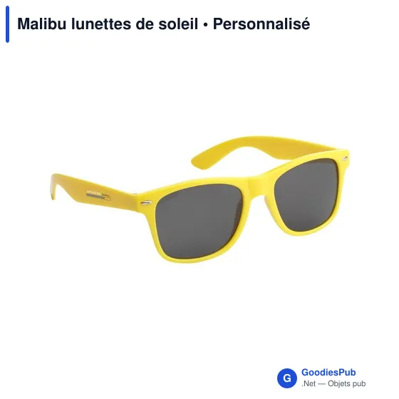 Lunettes de soleil personnalisables Malibu avec logo - Image 2