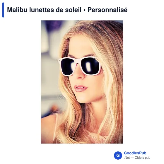 Lunettes de soleil personnalisables Malibu avec logo - Image 12