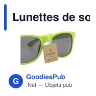 Lunettes de soleil personnalisables Malibu avec logo - Miniature 3