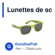 Lunettes de soleil personnalisables Malibu avec logo - Miniature 4