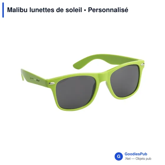 Lunettes de soleil personnalisables Malibu avec logo - Image 4