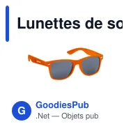 Lunettes de soleil personnalisables Malibu avec logo - Miniature 6