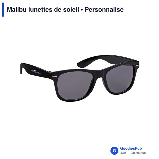 Lunettes de soleil personnalisables Malibu avec logo - Image 8