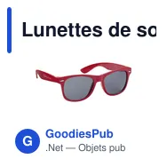 Lunettes de soleil personnalisables Malibu avec logo - Miniature 10