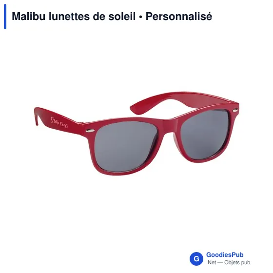 Lunettes de soleil personnalisables Malibu avec logo - Image 10