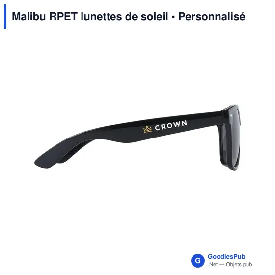 Lunettes de soleil personnalisables Malibu RPET avec logo - Image 2