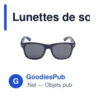 Lunettes de soleil personnalisables Malibu RPET avec logo - Miniature 12