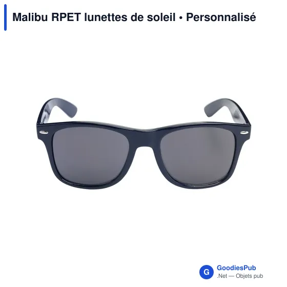 Lunettes de soleil personnalisables Malibu RPET avec logo - Image 12