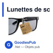 Lunettes de soleil personnalisables Malibu RPET avec logo - Miniature 3