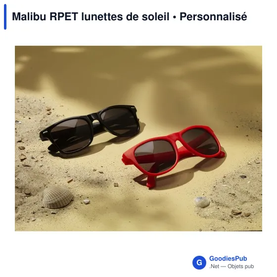 Lunettes de soleil personnalisables Malibu RPET avec logo - Image 5