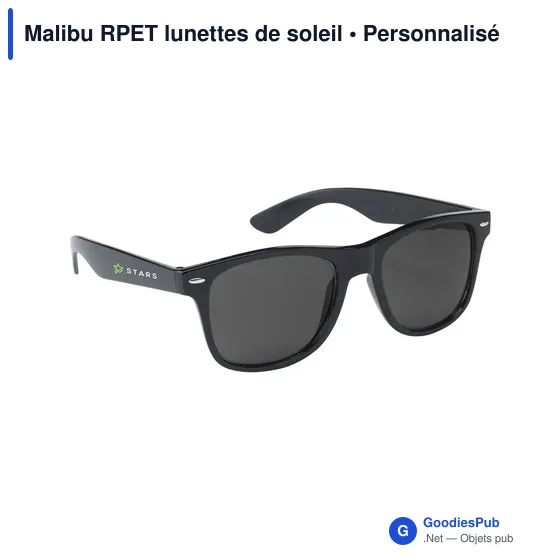 Lunettes de soleil personnalisables Malibu RPET avec logo - Image 6