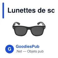 Lunettes de soleil personnalisables Malibu RPET avec logo - Miniature 7