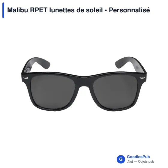Lunettes de soleil personnalisables Malibu RPET avec logo - Image 7