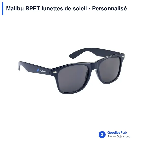 Lunettes de soleil personnalisables Malibu RPET avec logo - Image 8